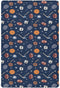 Baby Crib Sheet Team Sports Crib Mattress for Boys and Girls Playard