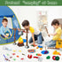 MITCIEN Kids Camping Set with Play Tent, Campfire, Binoculars, Oil Lantern, and Pretend Cutting Fruits for 3-5 Year Olds