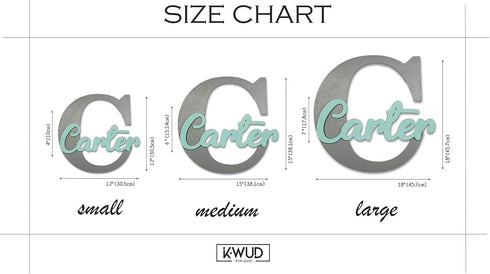 Personalized Wooden Name Sign for Nursery Decor