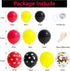 Mouse Balloons Garland Arch Kit, 100pcs Red Black Yellow Confetti Balloons for Cartoon Mouse Theme Party