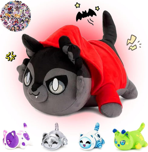 Aar0n Cat Plush - Alien Invasion Cat Collection, 100% Embroidered Plushie, Cat Stuffed Animal Collectible