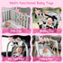 0-6 Car Seat Toys for Infants months, Spiral Hanging Crib Stroller Activity Toys with Rattles, Baby Car Seat