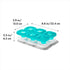 2 oz. OXO Tot Silicone Baby Blocks m- - Teal
