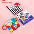 hahaland Baby Books 0-6 Months - 2PCS Infant Toys, Tummy Time High Contrast Visual Development Sensory Baby Book
