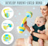 Skywin Baby Workout Toys Fit Training - 4 Soft, Durable Plush Baby Rattle Toys for Ages 0+