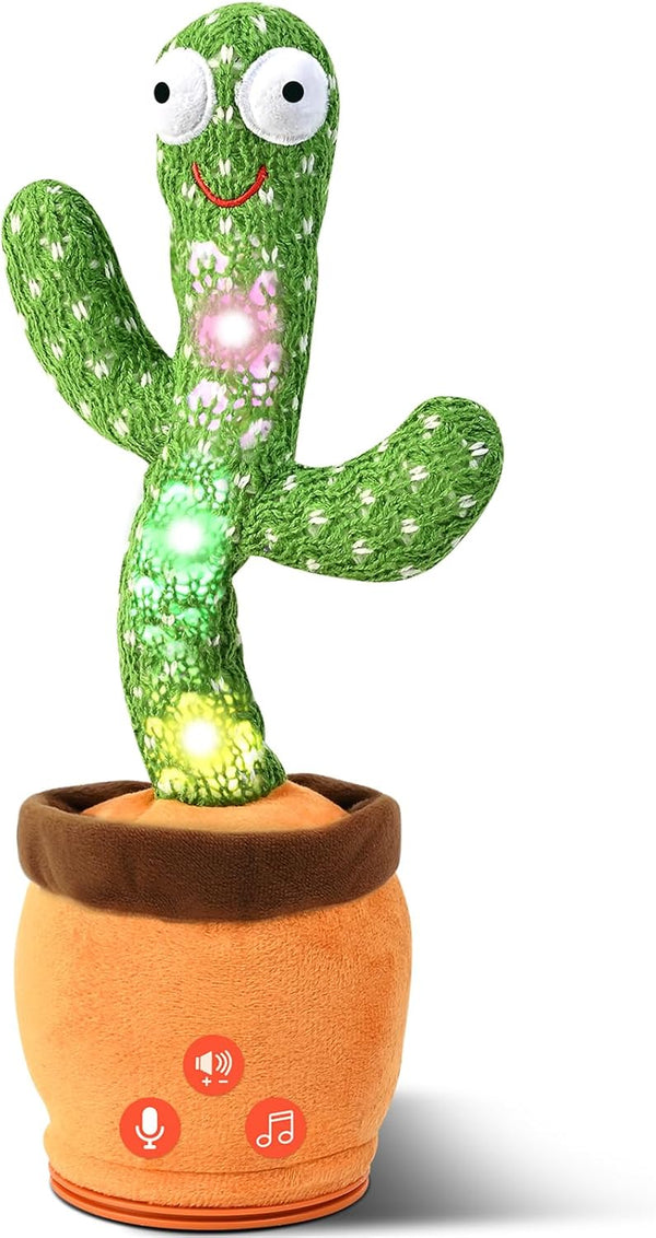 SANJOIN Cactus Baby Toy Talking Dancing Singing Adjustable Volume, Baby Girl for