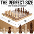Chess Armory 15 Inch Magnetic Wooden Chess Set, Board Game for Adults & Kids with Extra Queen Pieces & Storage Box