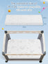 Pack 38x26x3 Pack Trifold and Play Mattress Portable N Play Mattresses with Washable Cover Waterproof Travel Crib