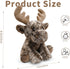 Hideekoog 1-3 -8.5 Inch Deer Stuffed Animal Toy, Soft Huggable Deer Plush Toys for Kids, Cute Moose Animal Gift