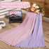 2 Set 47" 47" JaGely Pcs Stretchy Baby Swaddle Blankets Extra Soft x Baby Newborn Swaddle Blanket and Hat(Pink, Light