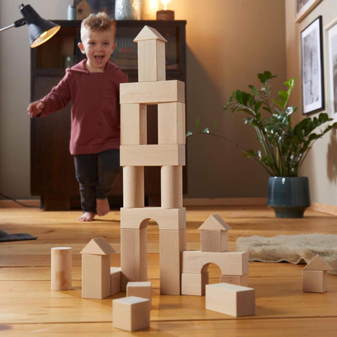 HABA Basic Building Blocks - 102 Piece Extra Large Wooden Set