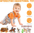 Playset, NUOBESTY Cowboys and Indians Plastic Figures Wild West Cowboys and Indians Models for Miniature Sandbox