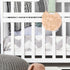 lasuroa Please Do Not Touch or Kiss Baby Sign, Wooden Round Baby Stroller Tag with Ribbon Please Dont Touch Sign No