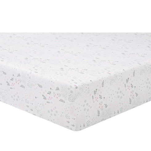 Sammy 2-Pack Set, 28 52 & Lou Girl Forest Microfiber Fitted Crib Sheet Fits Standard Crib Mattress in x in; Fully