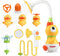 Baby Bath Sprayer Toy for Toddlers-Adjustable Water Flow Rinser with 3 Squirting