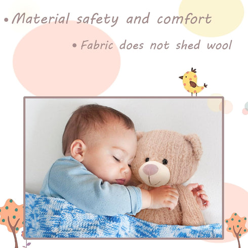 18" Pink Bear Stuffed Animal for Boys and Girls, Soft Adorable Plush Toys for Newborn Babies, Great Birthday Gifts