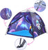 Space World Kids Play Tent - Foldable Pop Up Spaceship Tent for Indoor Outdoor Play, 47 * 47 * 41, Purple Blue
