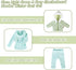 Doll Clothes 3 Pc. Set - Light Green Grey Plaid Hooded Thick Coat, Checkerboard Jacket, Warm Outfit for 18" Dolls