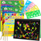 ZMLM Scratch Paper Art Craft: 2 Pack Rainbow Scratch Notebooks Easter Basket