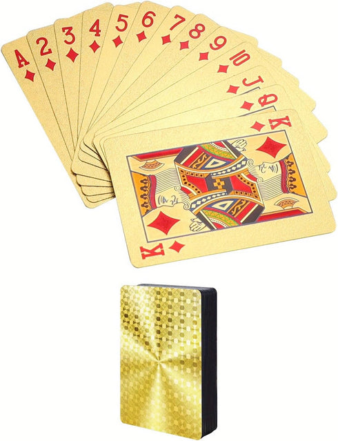 1pc Waterproof Plastic Poker Playing Cards - PET Table Games for Halloween/Thanksgiving Day