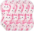 tplaotee 22x11in Cartoon Cute Rabbit Pink Cotton Baby Burp Cloth Good Absorbent? Baby wash Cloth for Babies Girls
