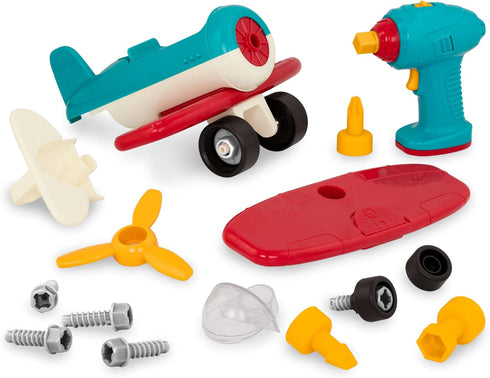 Battat Classic Construction Toy – Toddler Plane Playset for Pretend Play, 3 Years +