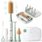 Electric Baby Bottle Brush Cleaner, 8-in-1 Travel Kit with Storage Box, Food-Grade