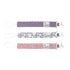 Copper Pearl Pacifier Clip 3-Pack: Premium Knit Binky Clips for Baby Girls