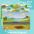 1-3, 2-3, 2-4, 80+ 3-5, Travel Toys for Toddlers Sticker Books for Kids Reusable Puffy Stickers, Farm, Vehicles, Safari
