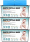 BATADAPTER 90 Bags Diaper Pail Refills Bags Compatible with Genie Easy Roll Signature