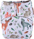 Sigzagor 3 Pack) AIll in One Cloth Diapers Nappies for Night AIO Sewn in Insert Reusable Washable (Dinosaur