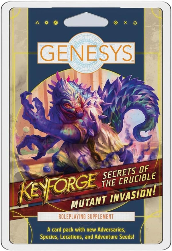 Genesys Roleplaying Game Secrets of The Crucible Mutant Invasion Adversary Deck - Fantasy Game for Kids & Adults