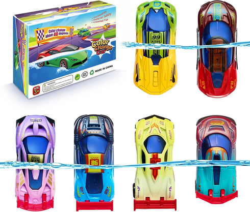 Color Change Race Car Series - 6pcs Mini Color Change Sports Car