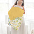 Summer 30x40 Lemons Baby Blankets for Girl Boy Lemon Branch Leaves Flowers Soft Mink Dotted Backing Double Layer