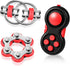 3 Pieces Handheld Mini Sensory Fidget Toy Set - Includes Roller Chain and Key Flippy Chain for Stress Relief
