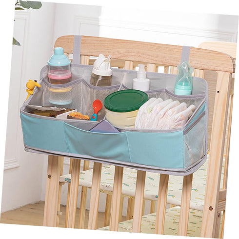 Oxford Cloth Crib Diaper Stacker Organizer for Changing Tables