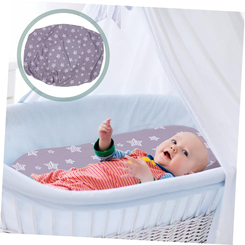 Toyvian Changing Pad Cover for Diaper Changing Table Washable Breathable Polyester Sponge Material Newborn to Unisex