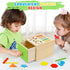 1 1-3 12-18 Montessori Wooden Toddler Toys for Year Old, Fine Motor Skills Toys for Year Old, Month Baby Educational