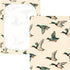 Mazeann 52" 28" 9" Vintage Mallard Duck Crib Sheets Soft Breathable Fitted Cotton Baby Crib Sheets Mattress Cover