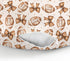 Vintage Football Bows Nursing Pillow Covers for Boy Girl American Football Game Nursery Feeding Pillowcase