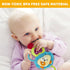 KiddoLab 3 Musical Caesar Teething Toy for Months and Up - Baby Teether, Rattle & Musical Toy with Lights & Fun Sound