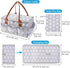 Moteph Diaper Caddy with Changing Mat, Large Baby Diaper Caddy Organizer with Lid, Portable Organizer Basket for Baby