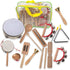 Set 1-3, Set Wooden Musical Instruments for Toddlers Natural Wood Percussion Instruments Xylophone Gift for Girls Boys
