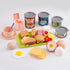 200Pcs Playset 2 Sets, Mini Play Kitchen Accessories for Kids, Pretend Cooking with Cookware, Tableware & Fruit