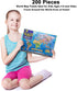 World Map Puzzle - 200 Pieces for Kids & Adults - Educational Geography Jigsaw Puzzle