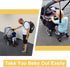 Universal Stroller Board, Buggy Board Rider with Detachable Seat, Suitable for Most Strollers, Holds 55lbs