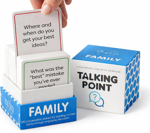200 Family Conversation Cards - Put Down The Phones & Connect with