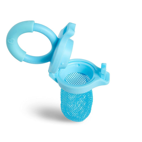 2 Pack, Munchkin Baby Feeder for Fresh Food and Fruit, Blue/Mint