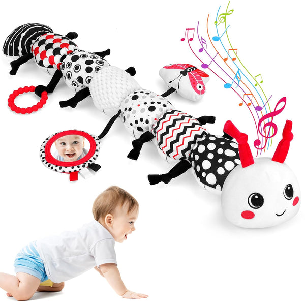 Baby Toys 0-12 Months - Musical Caterpillar Stuffed Animal Soft Plush Toys