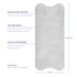 Ubbi Cushioned Non-Slip Bath Mat for Baby, Gray, with Powerful Suction Cups for Bathtub Time Essentials